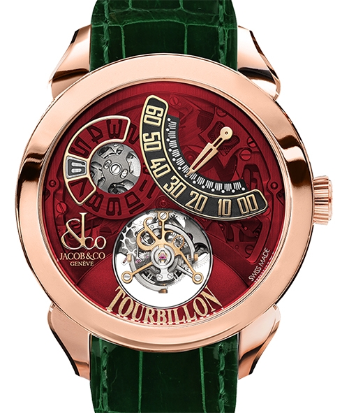 Jacob & Co Replica PT510.40.NS.PR.A Palatial Flying Tourbillon Jumping Hours watch